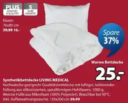 JYSK Synthetikbettdecke LIVING MEDICAL Angebot
