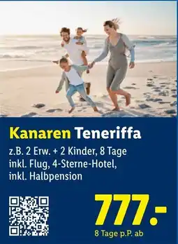 Lidl Reisen Kanaren Teneriffa Angebot
