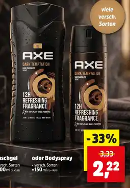Thomas Philipps AXE Dark Temptation Angebot