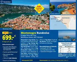 Lidl Reisen Montenegro rundreise Angebot