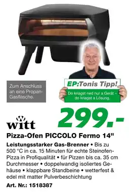 EP Pizza-Ofen PICCOLO Fermo 14" Angebot
