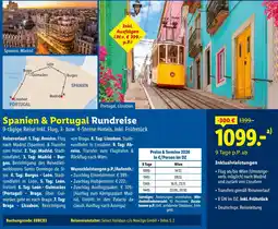 Lidl Reisen Spanien & portugal rundreise Angebot