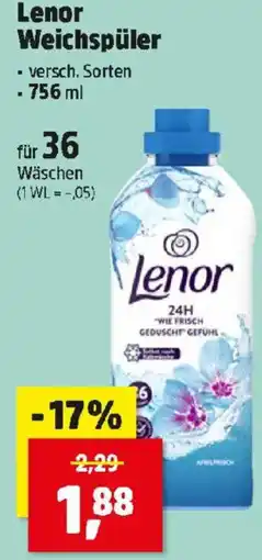Thomas Philipps Lenor Weichspüler Angebot