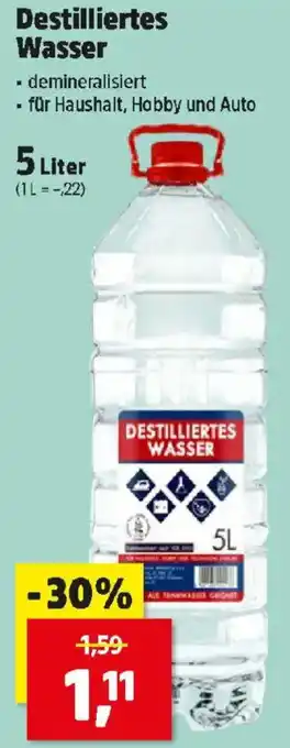 Thomas Philipps Destilliertes Wasser Angebot