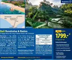 Lidl Reisen Bali Rundreise & Baden Angebot