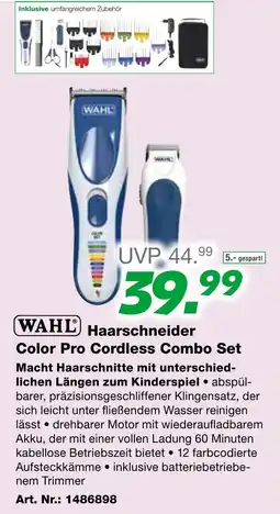 EP WAHL Haarschneider Color Pro Cordless Combo Set Angebot