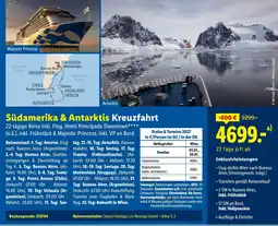 Lidl Reisen Südamerika & Antarktis Kreuzfahrt Angebot