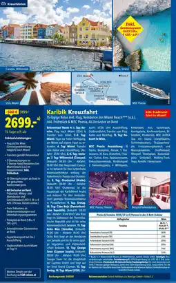 Lidl Reisen Karibik kreuzfahrt Angebot