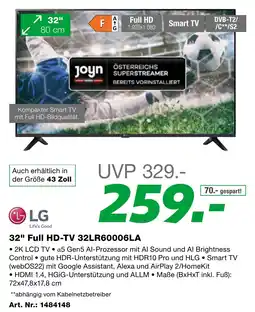 EP LG 32" Full HD-TV 32LR60006LA Angebot