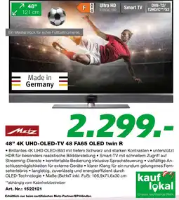 EP Metz 48" 4K UHD-OLED-TV 48 FA65 OLED twin R Angebot