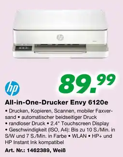 EP hp All-in-One-Drucker Envy 6120e Angebot
