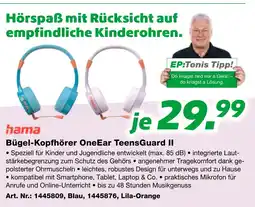 EP Bügel-Kopfhörer OneEar TeensGuard II Angebot