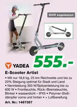 EP YADEA E-Scooter Artist Angebot