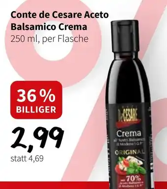 Conte de Cesare Aceto Balsamico Crema