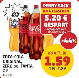 PENNY Coca-Cola Original, Zero od. Fanta Angebot