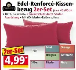 Norma Edel-Renforcé-Kissenbezugs 2er-Set Angebot
