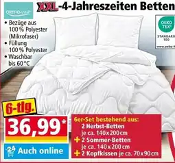 Norma XXL-4-Jahreszeiten Betten ORTHO-Vital Angebot