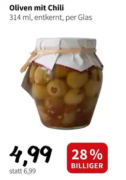 Der Grissemann Oliven mit Chili Angebot