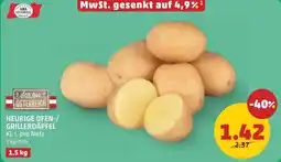 PENNY Heurige Ofen-/Grillerdäpfel Angebot