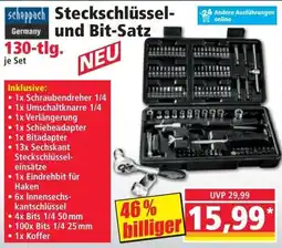 Norma Steckschlüssel- und Bit-Satz Scheppach Angebot