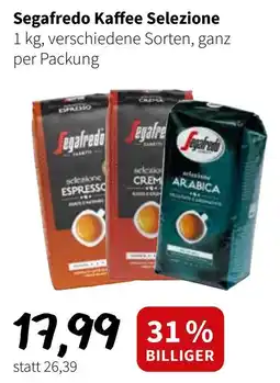 Der Grissemann Segafredo Kaffee Selezione Angebot