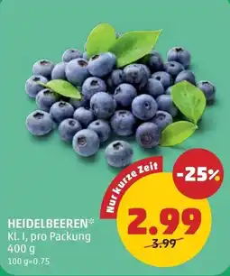 PENNY Heidelbeeren* Angebot