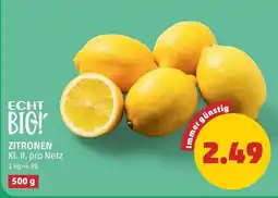 PENNY Echt Big! Zitronen Angebot