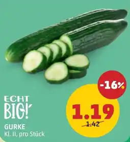 PENNY ECHT BIG! Gurke Angebot