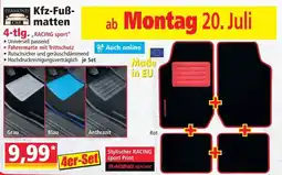 Norma Kfz-Fußmatten RACING sport Angebot