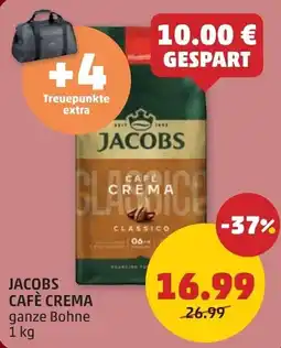 PENNY Jacobs Café Crema ganze Bohnen Angebot