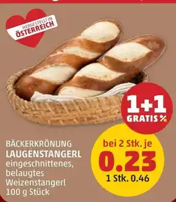 PENNY BÄCKERKRÖNUNG LAUGENSTANGERL Angebot