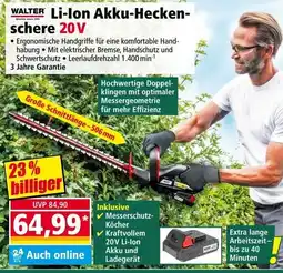 Norma WALTER Li-Ion Akku-Heckenschere 20V Angebot