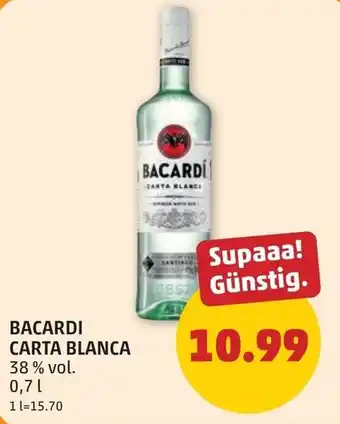PENNY Bacardi Carta Blanca Angebot