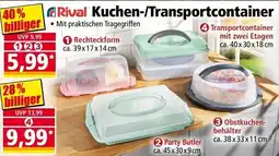 Norma Rival Kuchen-Transportcontainer Angebot