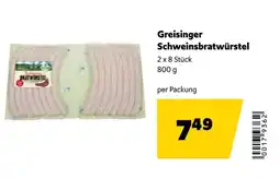 Eurogast Grissemann Greisinger Schweinsbratwürstel Angebot