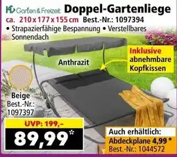 Norma Doppel-Gartenliege Angebot