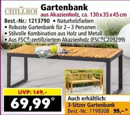 Norma Gartenbank aus Akazienholz Angebot