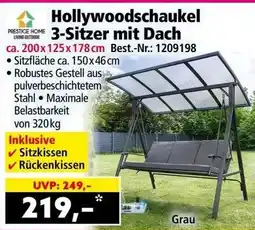 Norma Hollywoodschaufel 3-Sitzer mit Dach Angebot