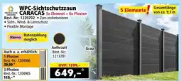 Norma WPC-Sichtschutzzaun CARACAS Angebot