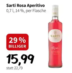Der Grissemann Sarti Rosa Aperitivo Angebot