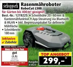 Norma Scheppach Rasenmähroboter RoboCut L500 Angebot