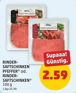 PENNY Rinder-Saftschinken Angebot