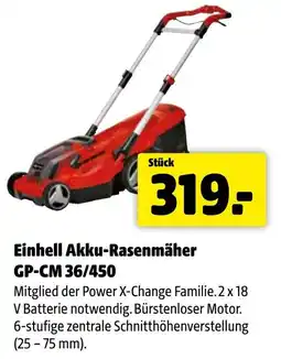 Der Grissemann Einhell Akku-Rasenmäher GP-CM 36/450 Angebot