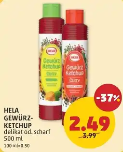 PENNY HELA Gewürz-Ketchup Curry Angebot