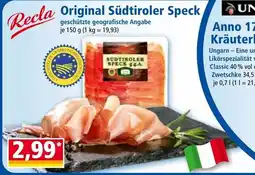 Norma Recla Original Südtiroler Speck Angebot