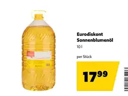 Eurogast Grissemann Eurodiskont Sonnenblumenöl Angebot