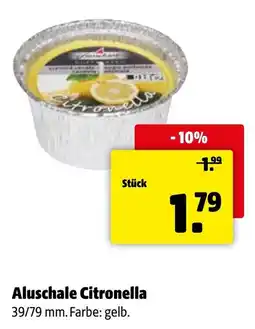 Der Grissemann Aluschale Citronella Angebot