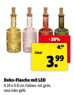 Der Grissemann Deko-Flasche mit LED Angebot