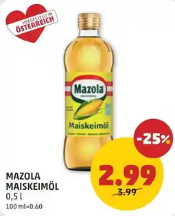 PENNY Mazola Maiskeimöl Angebot