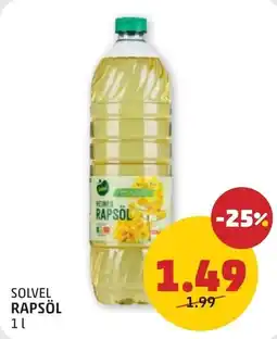 PENNY SolveL Rapsöl Angebot